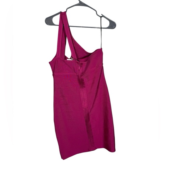 NWOT Herve Leger x Forever 21 Bandage Bodycon One Shoulder Dress Sz XXL - Picture 3 of 6